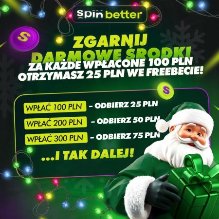 Freebety za depozyt w Spinbetter